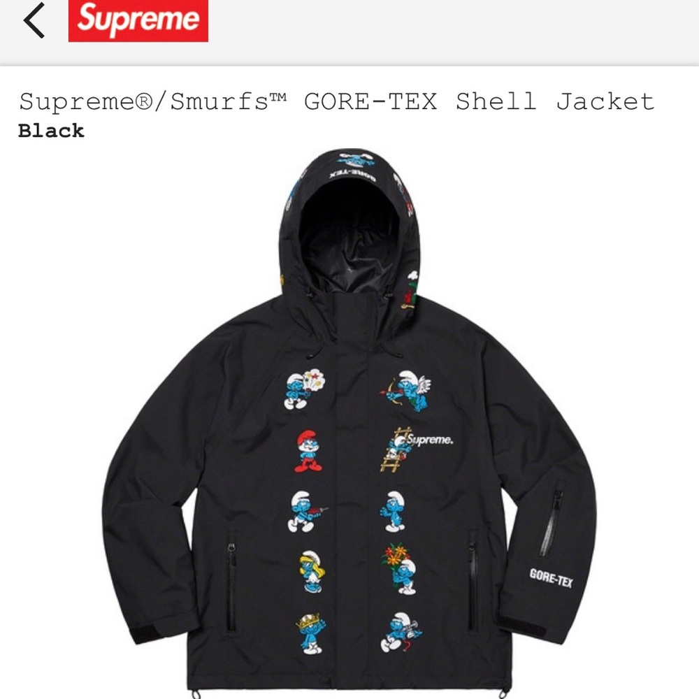 Supreme Smurf Gore-Tex She’ll Jacket.